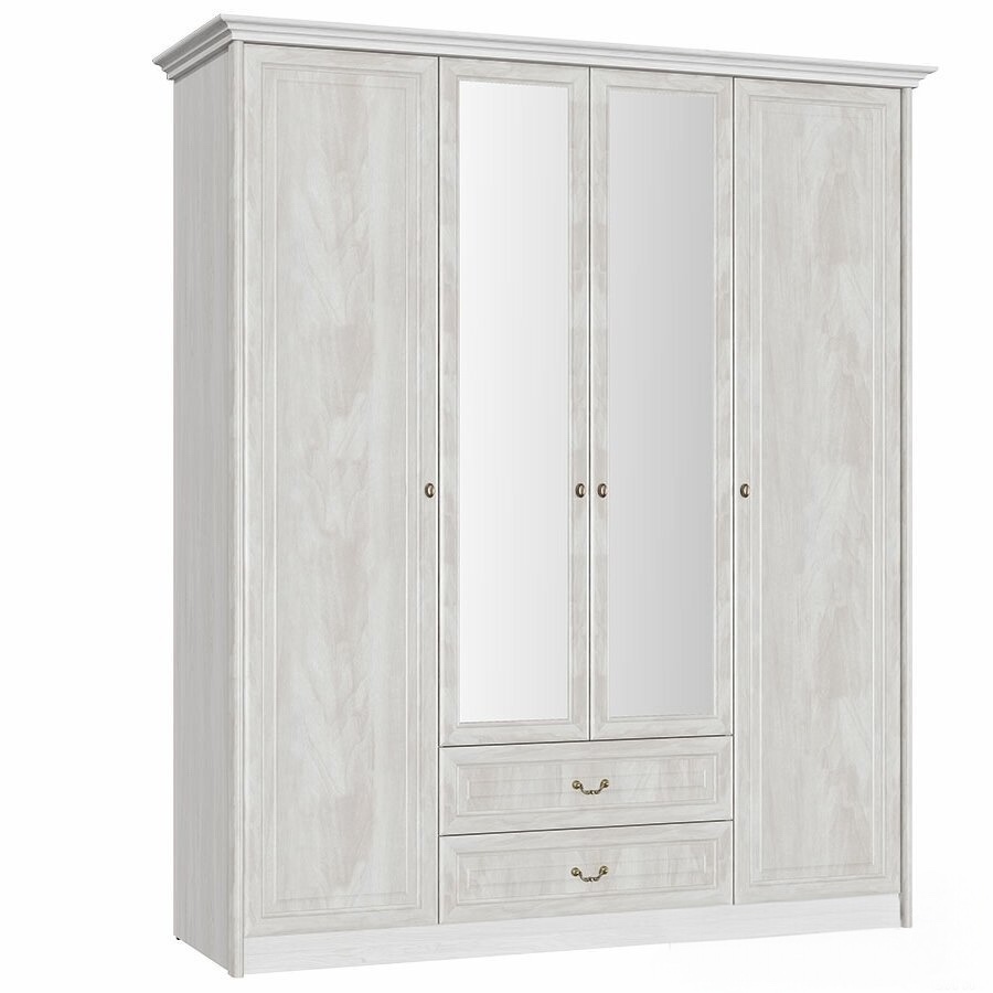 Шкаф 4-х створчатый (дуб сонома) ЯН-06